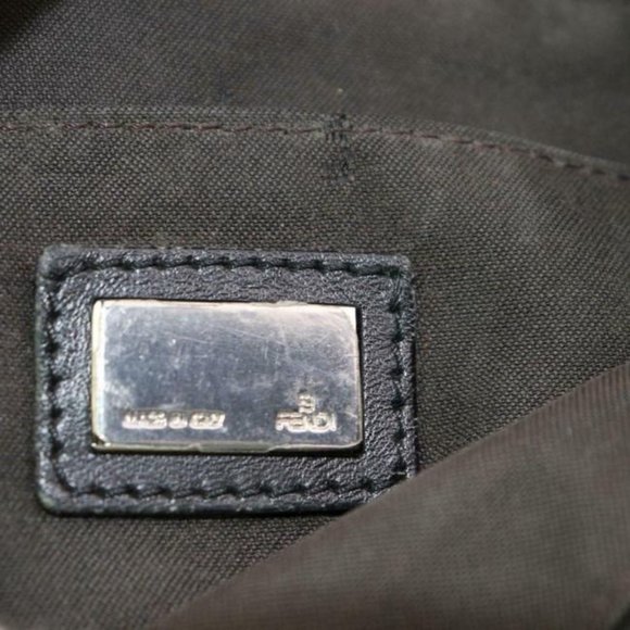 Fendi Crossbody Mamma Forever Black Zucchino Print Canvas And Leather - Picture 9 of 9